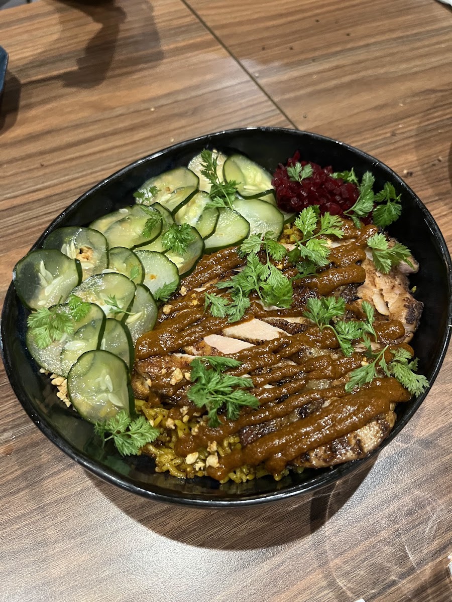 Appetizing chicken rice bowl at S.A.J. Bistronomy by Leens @ TTDI, TTDI Petaling Jaya
